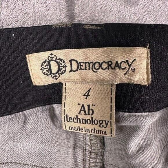 Democracy Jeans Womens 4 Green Skinny Mid Rise Stretch Ab Technology Pants - Picture 3 of 11